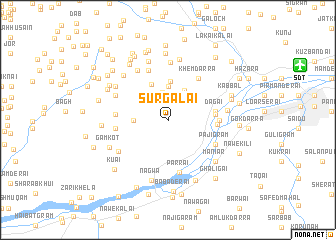 map of Sūrgalai