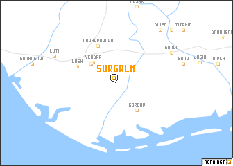 map of Sūrgalm