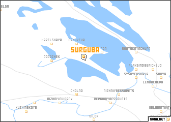 map of Surguba