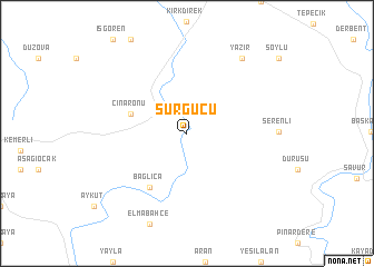 map of Sürgücü