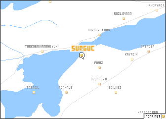 map of Sürgüç