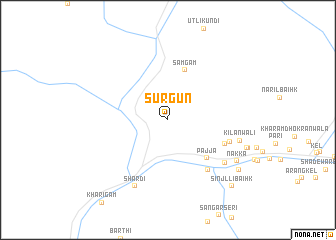 map of Surgun