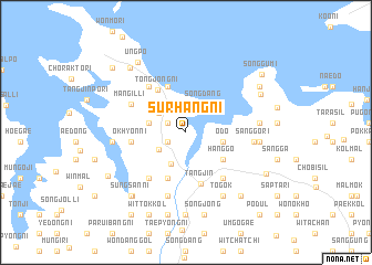 map of Sŭrhang-ni