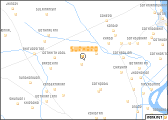 map of Surhāro