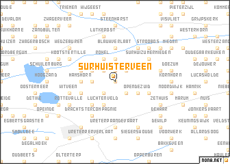 map of Surhuisterveen