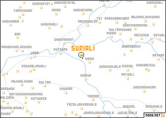 map of Suriāli