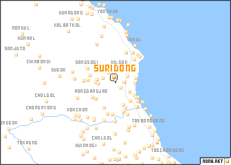 map of Suri-dong