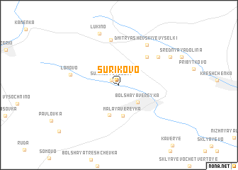 map of Surikovo