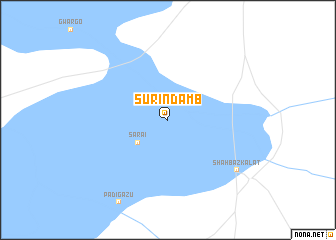 map of Surin Damb