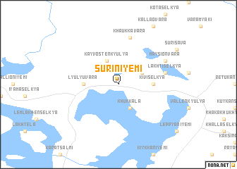 map of Suriniyemi