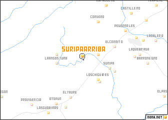 map of Suripá Arriba