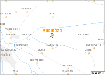 map of Suri Pozo
