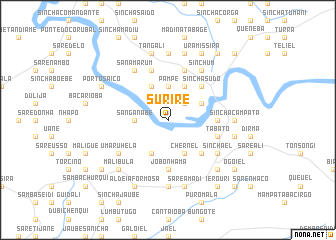 map of Surire