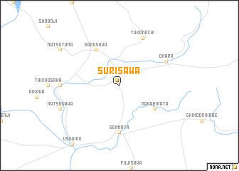 map of Surisawa