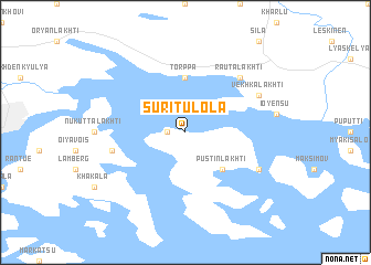 map of Suri-Tulola