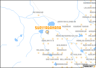 map of Suriyadamana