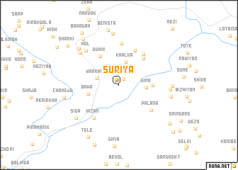 map of Sūriya