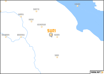 map of Suri