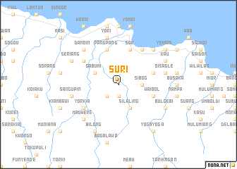 map of Suri