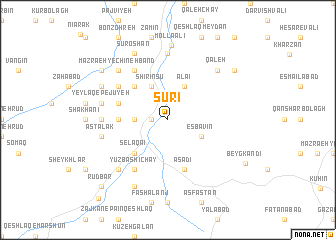 map of Sūrī