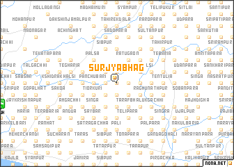 map of Surjyabhāg