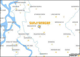 map of Surjyanagar