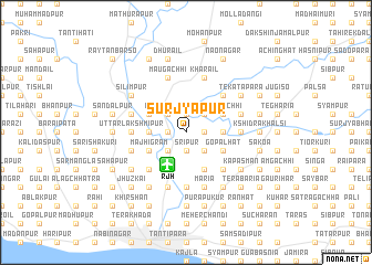 map of Surjyapur