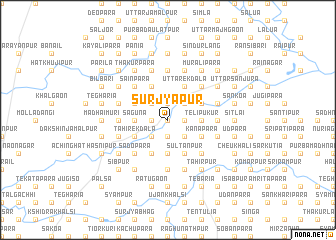 map of Surjyapur