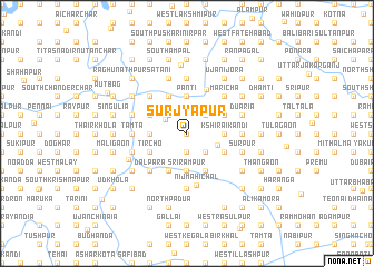 map of Surjyapur