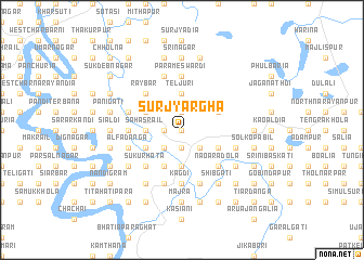 map of Surjyārgha