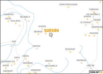 map of Sūrkāh
