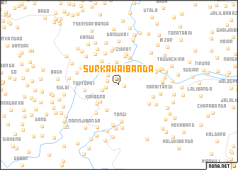 map of Surkawaī Bānda