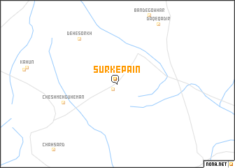 map of Sūrk-e Pā\