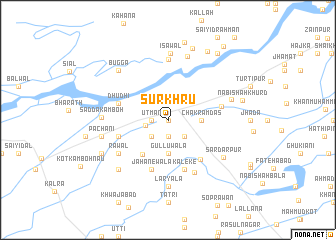 map of Surkhru