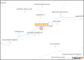 map of Surkovo