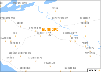 map of Surkovo