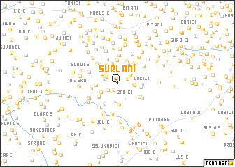 map of Šurlani