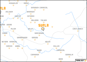 map of Surla