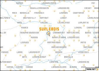 map of Sur le Bois