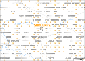 map of Sur le Phy