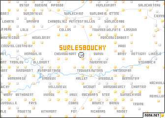 map of Sur les Bouchy