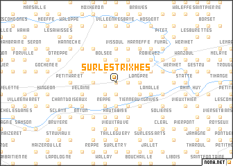 map of Sur les Trixhes