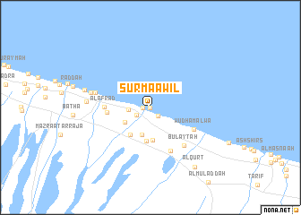 map of Sūr Ma‘āwil