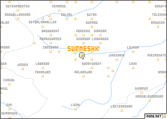 map of Sūrmeshk