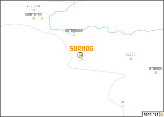 map of Surmog