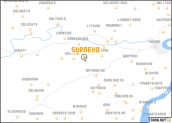 map of Surnëvo