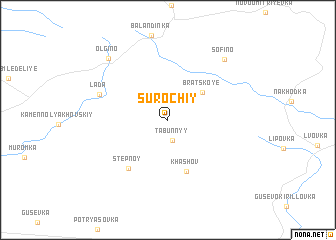 map of Surochiy