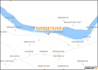 map of Surodeyevka