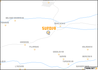 map of Surova