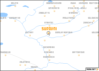 map of Surovni